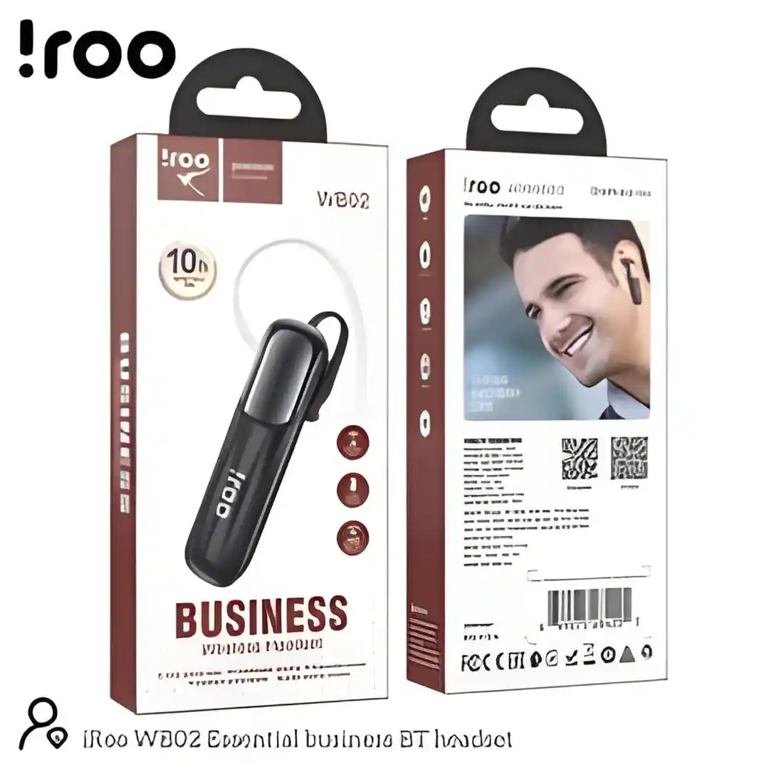 Iroo Wb02 Business Bluetooth 5.0 Wireless Headset